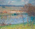 View Of The Seine At Bougival, Spring - John Peter Russell