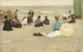 An Elegant Company On The Beach - Floris Arntzenius