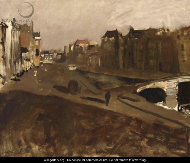 A View Of The Rokin, Amsterdam - George Hendrik Breitner