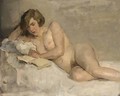 A Nude Reading - Isaac Israels