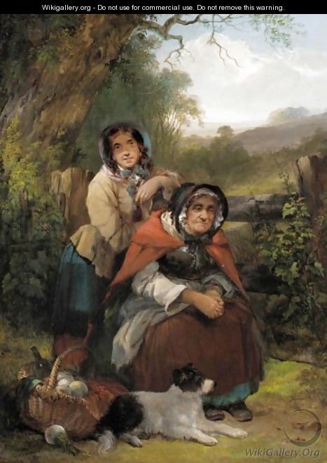 Returning From The Market Day - William Shayer, Snr