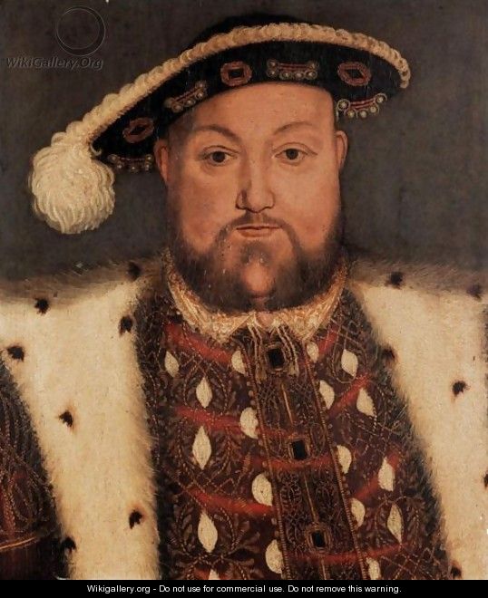 Portrait Of King Henry VIII 3 - (after) Holbein the Younger, Hans