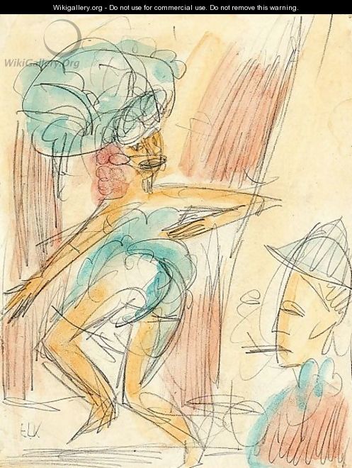 Tanzerin (Dancer) - Ernst Ludwig Kirchner