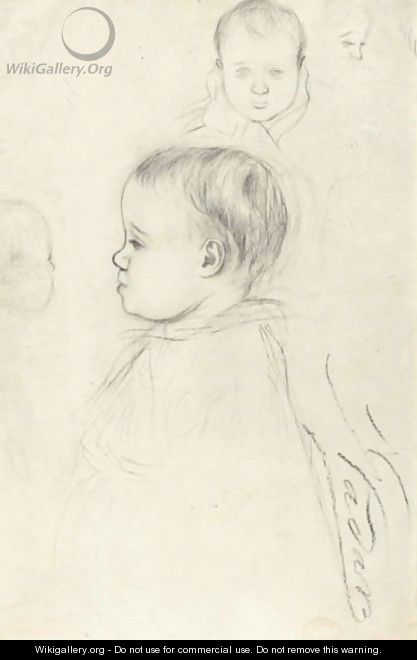 Tetes De Bebe - Edgar Degas