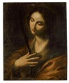 Saint Catherine In Prayer - (after) Francesco Guarino