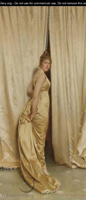 The Yellow Dress - Charles Joseph Frederick Soulacroix
