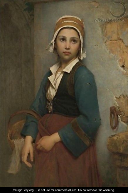 The Lonely Maid - Emile Auguste Hublin