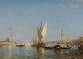 Entrance To The Grand Canal - Felix Ziem