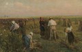 Harvesting The Oil Poppies - Jules (Adolphe Aime Louis) Breton