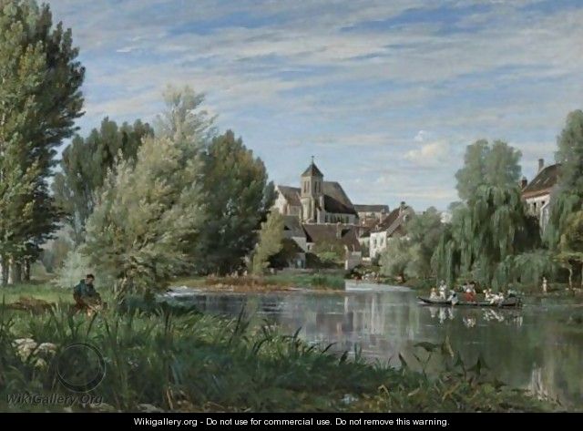 A Sunday Afternoon On The River - Alexandre Rene Veron