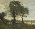 Brume Matinale Au Marais - Jean-Baptiste-Camille Corot