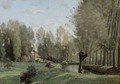 Le Printemps Pres D'Arras, Au Bord De La Scarpe - Jean-Baptiste-Camille Corot