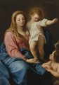 The Madonna And Child With The Infant Saint John The Baptist - Pompeo Gerolamo Batoni