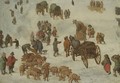 Studies Of A Pig Market - Jan, the Younger Brueghel