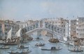 Venice, A View Of The Rialto Bridge From The South - Giacomo Guardi