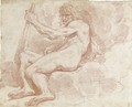 A Seated Hercules - Giuseppe Maria Crespi