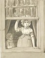 A Woman Standing At An Open Sash Window, A Small Boy Beside Her - Anthonie Andriessen