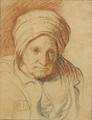 Head Of An Old Woman (Rembrandt's Mother) - Jan Lievens