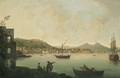 A View Of The Bay Of Naples From Posillipo With Figures On The Shore - Pietro Fabris