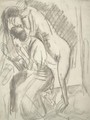 Zwei Madchen Am Toilettentisch - Ernst Ludwig Kirchner