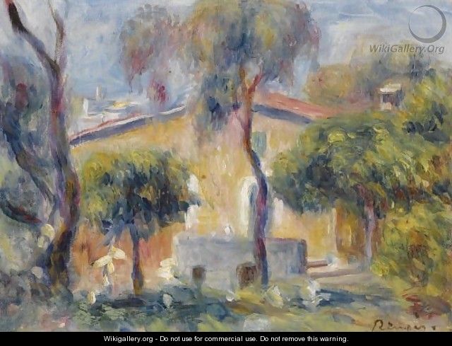 Maisons A Cagnes - Pierre Auguste Renoir