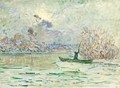L'Hiver, Pres De Lavacourt - Claude Oscar Monet