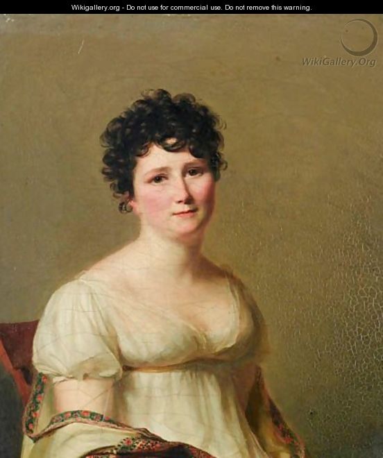 Portrait De Madame Jean-Conrad Hottinguer, Nee Martha Elisa Redwood (1774-1830) - Firmin Massot