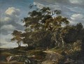 Paysage Boise Avec Un Cavalier Et Un Fauconnier - Jan van Kessel