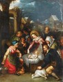 L'Adoration Des Bergers - (after) Cornelis De Baellieur I