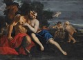 Venus Et Un Satyre Dans Un Paysage Boise - Carlo Cignani