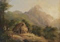 Hutte Dans Un Paysage De Montagne, Galipan - Camille Pissarro