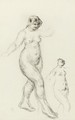 Etude De Nus - Pierre Auguste Renoir