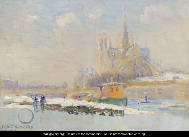 Notre Dame De Paris Et Le Quai De La Tournelle - Albert Lebourg