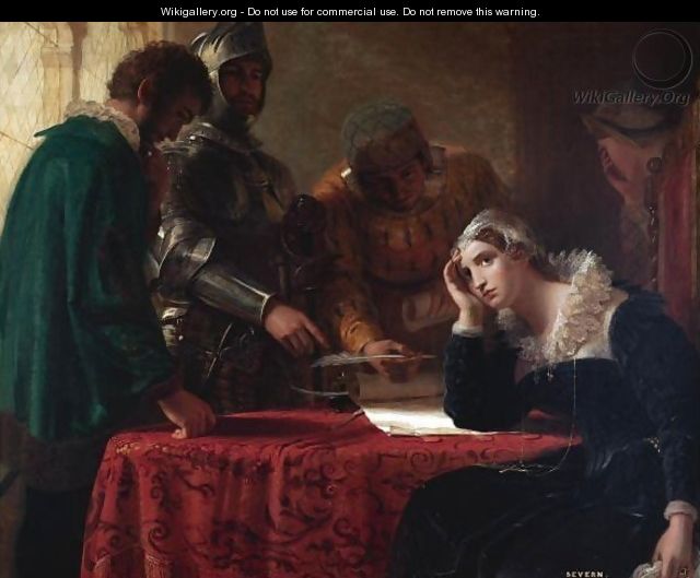 The Abdication Of Mary Queen Of Scots - Joseph Arthur Palliser Severn