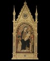 The Madonna And Child Enthroned With Saints Catherine Of Siena - Florentine School