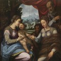 The Mystic Marriage Of St. Catherine - (after) Biagio Pupini