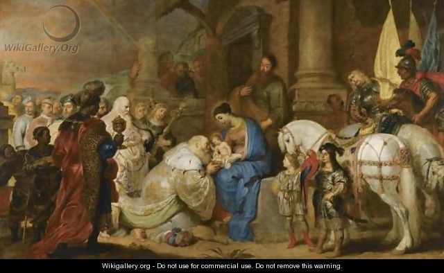 The Adoration Of The Magi - Cornelis De Vos