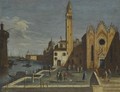 Venice, A View Of The Grand Canal From Santa Maria Della Carita To The Bacino Di San Marco - (after) Apollonio Domenichini