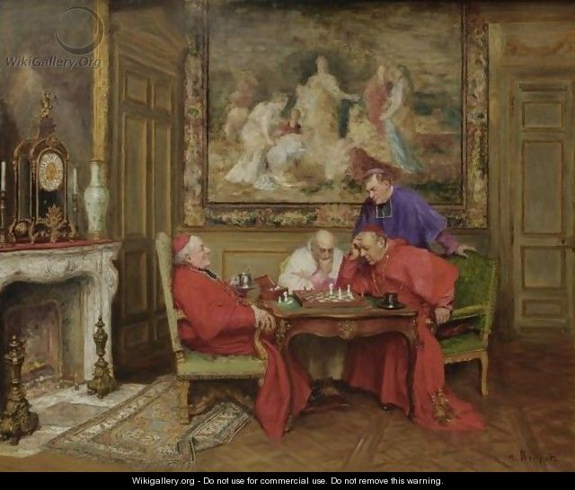 The Chess Players - Henri Brispot