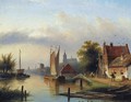 A Town By The River - Jan Jacob Coenraad Spohler