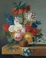 A Flower Still Life - Johannes Cornelis De Bruijn