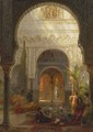 The Patio Della Reina, The Alcazar, Sevilla - Ernst Carl Eugen Koerner