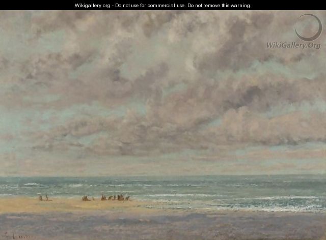 Marine, Les Equilleurs - Gustave Courbet