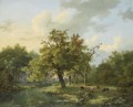 A Dutch Summer Landscape - Marianus Adrianus Koekkoek