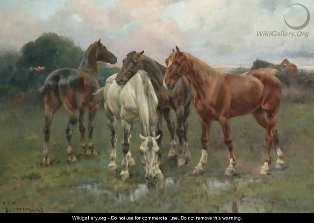 Caballos (Horses) - Josep Cusachs y Cusachs