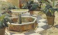 Fountain In A Courtyard, Seville - Joaquin Sorolla y Bastida