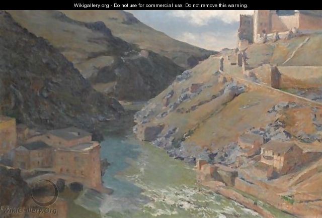 The River Tajo, Toledo - Aureliano de Beruete y Moret