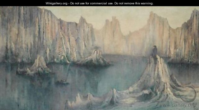 Reve De Voyage - William Degouve de Nuncques