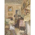 Le Lacet De La Bottine - Edouard (Jean-Edouard) Vuillard