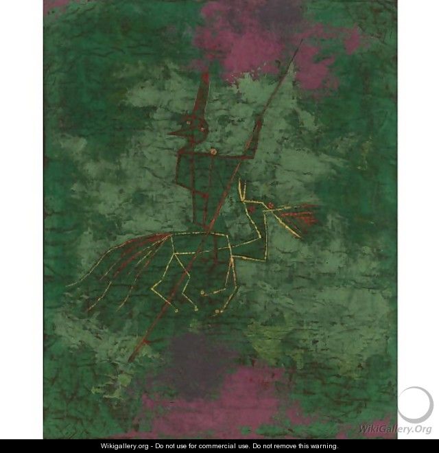 Versprengter Reiter (Rider Astray) - Paul Klee
